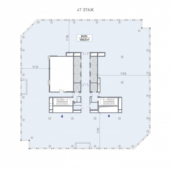 Коммерческое помещение 1830.83 м²