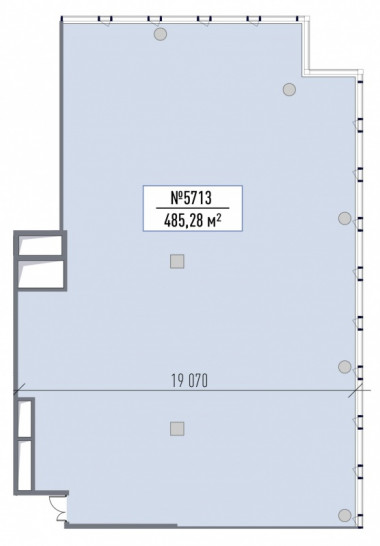 Коммерческое помещение 485.28 м²