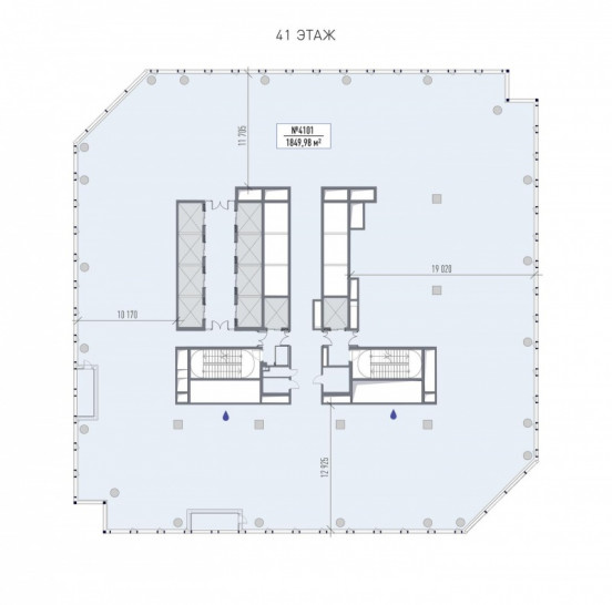 Коммерческое помещение 1849.98 м²