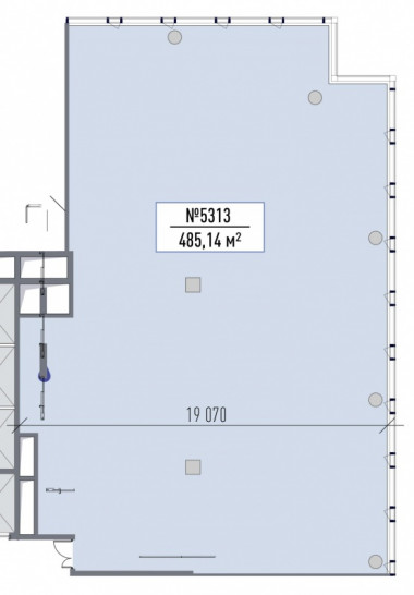 Коммерческое помещение 485.14 м²