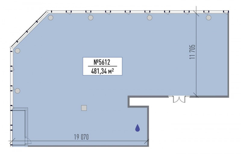 Коммерческое помещение 481.34 м²