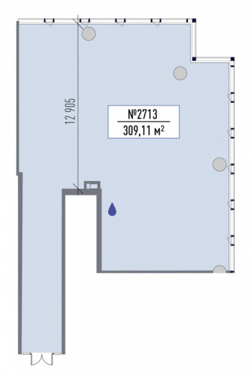 Коммерческое помещение 309.11 м²