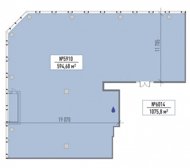 Коммерческое помещение 594.68 м²